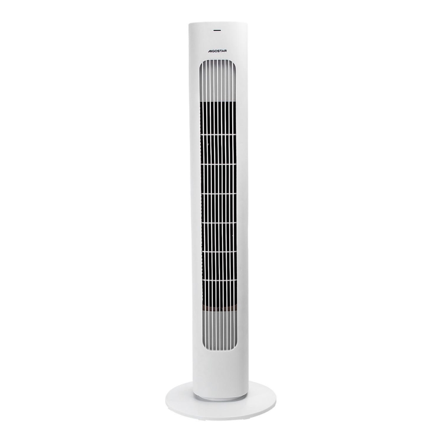 Aigostar - Turmventilator 50W/230V weiß + Fernbedienung