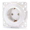 Aigostar - Unterputzsteckdose rahmenlos SCHUKO 250V/16A weiß