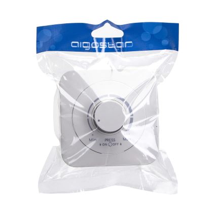 Aigostar - Variateur avec cadre 250 V/10 A blanc