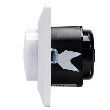 Aigostar - Variateur d'intensité lumineuse rotatif 110W/230V blanc