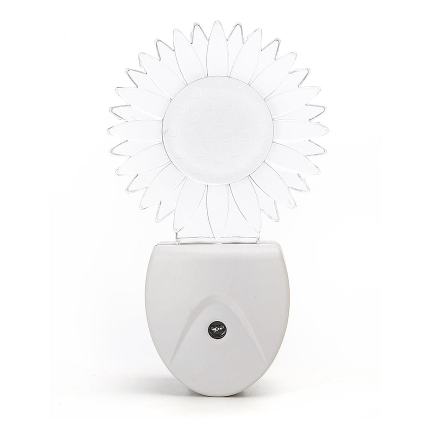 Aigostar - Veilleuse LED RVB avec capteur LED/0,5W/230V en forme de soleil