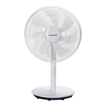 Aigostar - Ventilateur colonne 45W/230V 110 cm blanc