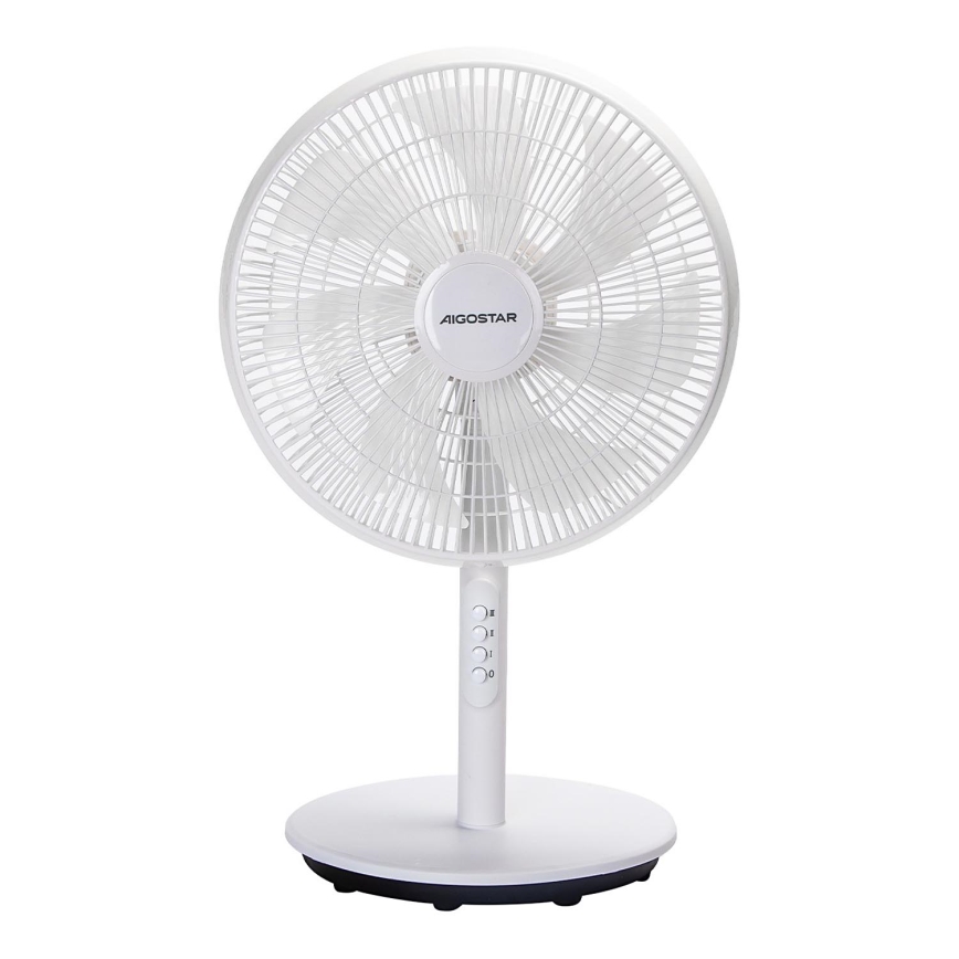 Aigostar - Ventilateur colonne 45W/230V 110 cm blanc