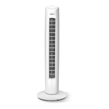 Aigostar - Ventilateur colonne 45W/230V blanc