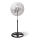 Aigostar - Ventilateur colonne 55W/230V chrome brillant/noir