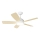 Aigostar - Ventilateur de plafond à intensité variable LED/20W/230V 2700-6500K 132cm blanc/beige + télécommande