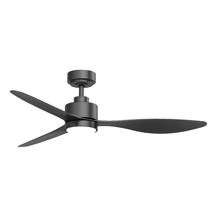 Aigostar - Ventilateur de plafond à intensité variable LED/20W/230V 2700-6500K 132cm noir + télécommande