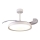 Aigostar - Ventilateur de plafond à intensité variable LED/50W/230V 2700-6500K 106cm blanc + télécommande
