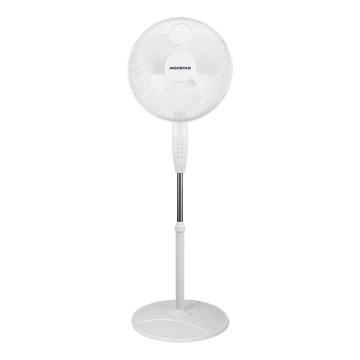 Aigostar - Ventilateur sur pied 40W/230V blanc