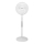Aigostar - Ventilateur sur pied 40W/230V blanc