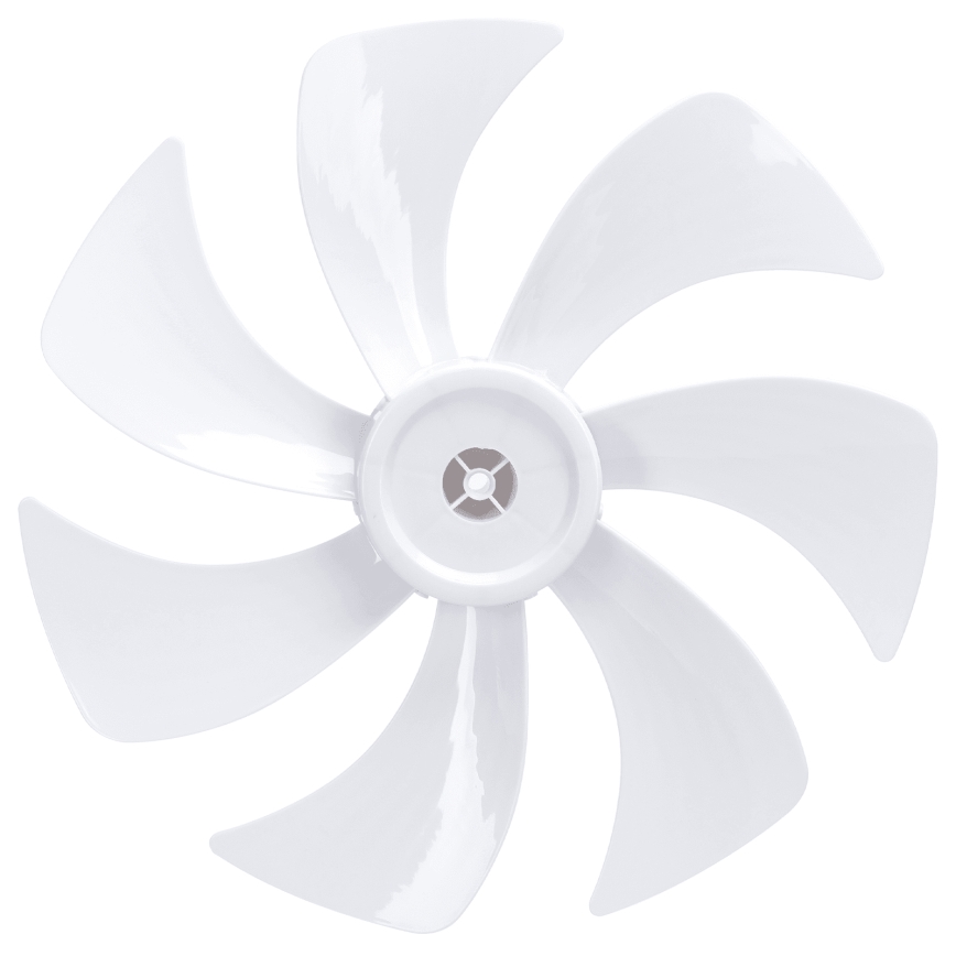 Aigostar - Ventilateur sur pied 60W/230V blanc