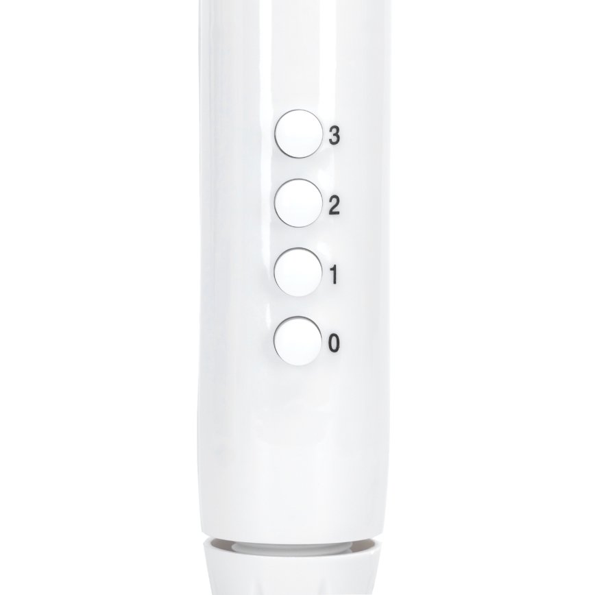 Aigostar - Ventilateur sur pied 60W/230V blanc