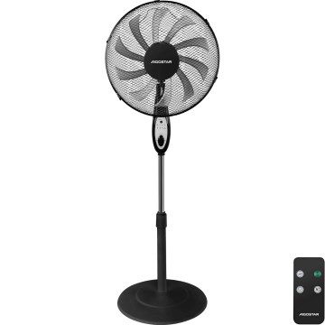 Aigostar - Ventilateur sur pied 60W/230V noir + Télécommande