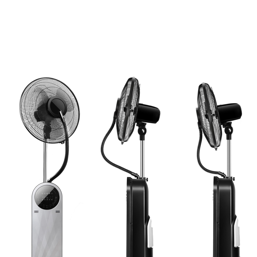 Aigostar - Ventilateur sur pied avec brumisateur MIST 95W/230V + télécommande