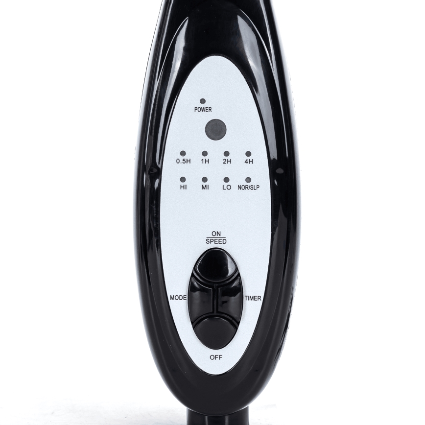 Aigostar - Ventilatore a piantana 60W/230V nero + telecomando