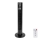 Aigostar - Ventilatore a torre 50W/230V nero Wi-Fi + telecomando