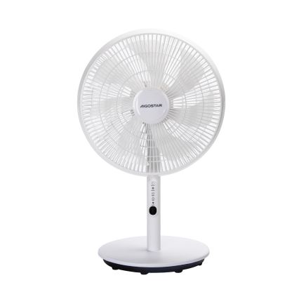 Aigostar - Ventilatore con supporto 45W/230V bianco + telecomando