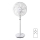 Aigostar - Ventilatore con supporto 45W/230V bianco + telecomando