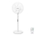 Aigostar - Ventilatore con supporto 60W/230V bianco + telecomando