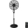 Aigostar - Ventilatore con supporto 60W/230V nero + telecomando