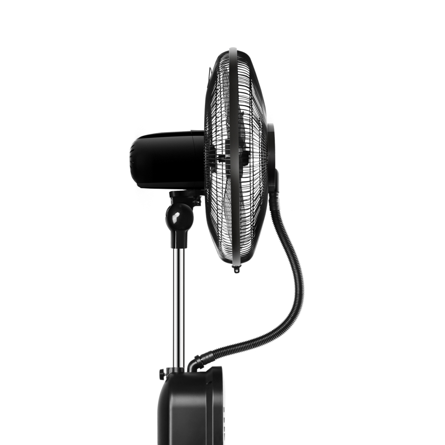 Aigostar - Ventilatore con supporto con effetto nebbia 95W/230V nero/grigio + telecomando