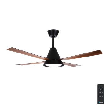 Aigostar - Ventilatore da soffitto dimmerabile a LED/24W/230V 2700-6500K 132 cm + telecomando
