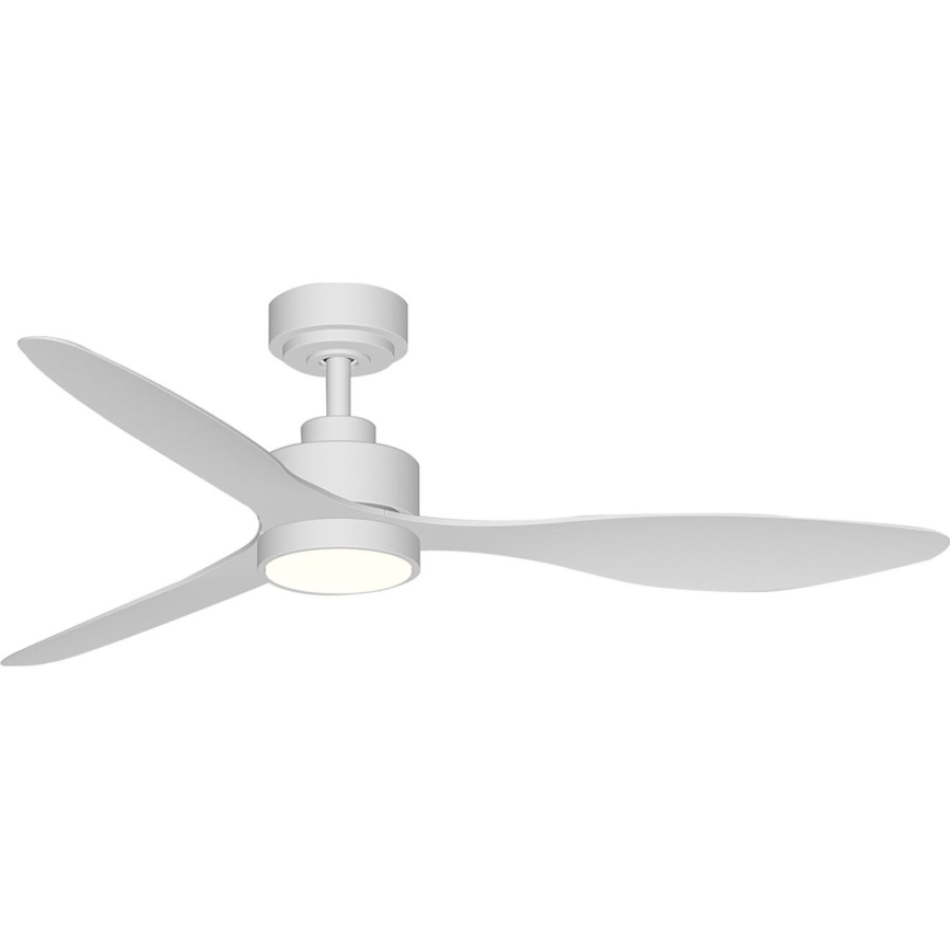 Aigostar - Ventilatore da soffitto dimmerabile a LED LED/20W/230V 2700-6500K 132cm bianco + telecomando