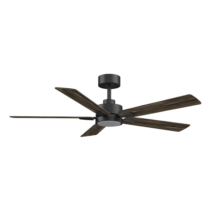 Aigostar - Ventilatore da soffitto dimmerabile a LED LED/20W/230V 2700-6500K 132cm marrone + telecomando