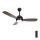 Aigostar - Ventilatore da soffitto dimmerabile a LED LED/24W/230V 2700-6500K 106,6 cm + telecomando