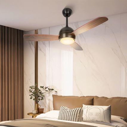 Aigostar - Ventilatore da soffitto dimmerabile a LED LED/24W/230V 2700-6500K 106,6 cm + telecomando