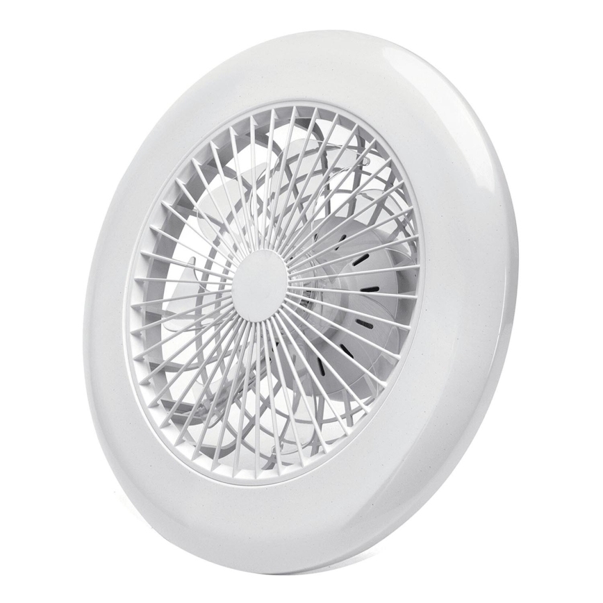 Aigostar - Ventilatore da soffitto dimmerabile a LED LED/40W/230V 2700-6500K diametro 49 cm + telecomando bianco