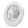 Aigostar - Ventilatore da soffitto dimmerabile a LED LED/40W/230V 2700-6500K diametro 49 cm + telecomando bianco