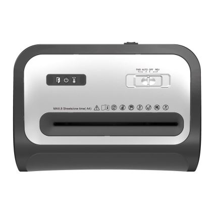 Aktenvernichter für A4, Behältervolumen 22 l, 230 V, schwarz