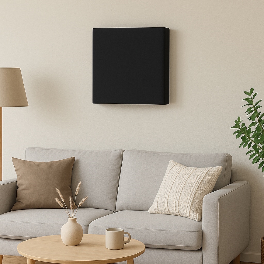 Akustikpaneel SILENCE 58x58 cm anthrazit