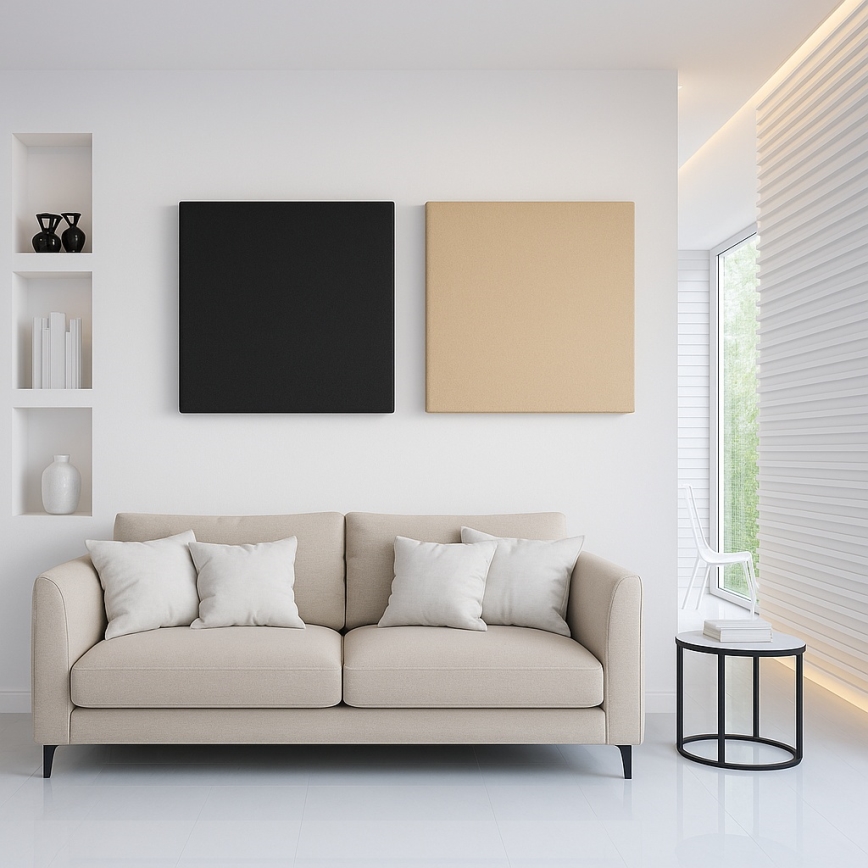 Akustikpaneel SILENCE 58x58 cm anthrazit