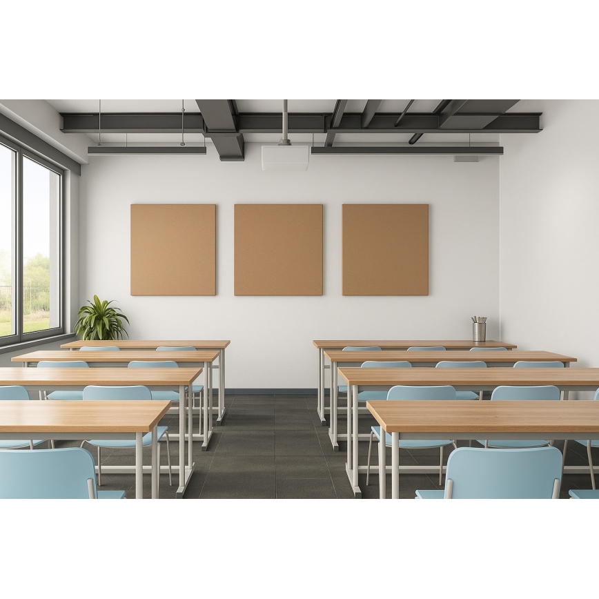Akustikpaneel SILENCE 58x58 cm beige