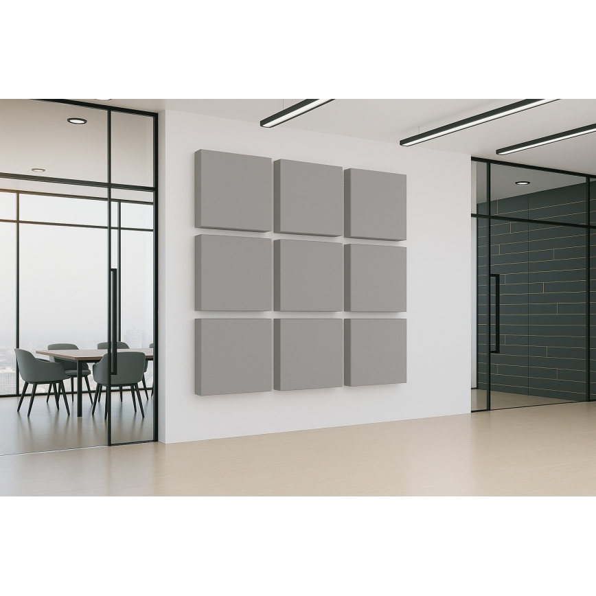 Akustikpaneel SILENCE 58x58 cm grau