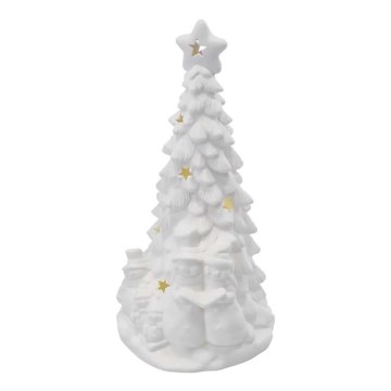 Alberello natalizio a LED, 2xAA, bianco caldo