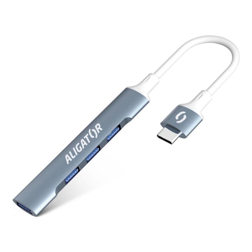 Aligator AHUB002 - hub USB-C 4 in 1