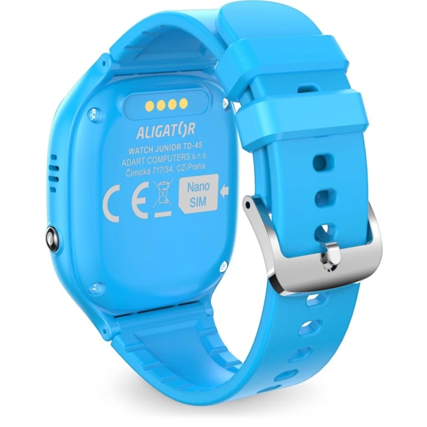 Aligator AW11BE - Smartwatch Watch Junior 2 450 mAh IP67 Wi-Fi blu
