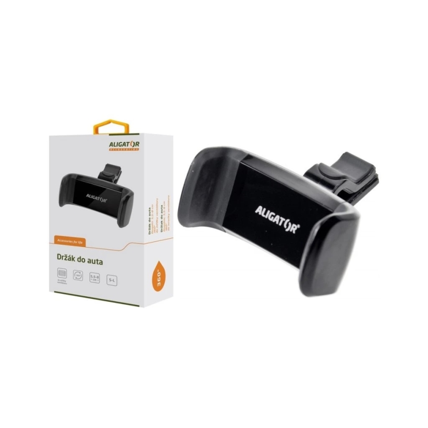 Aligator HA07 - Supporto auto per telefono nero
