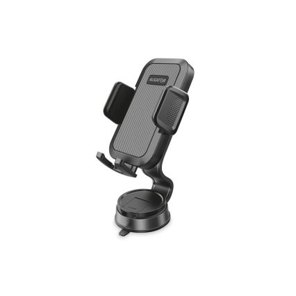 Aligator HA25 - Support de téléphone pour voiture à bras flexible, noir