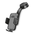 Aligator HA25 - Supporto auto per smartphone con braccio flessibile, nero