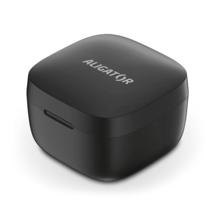 Aligator TWS05 - Écouteurs sans fil Pods LITE, boîtier 200 mAh + 2x 30 mAh, noir