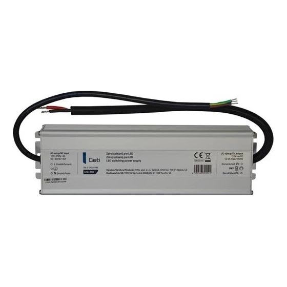 Alimentatore a commutazione per strisce LED 150W/12V IP67