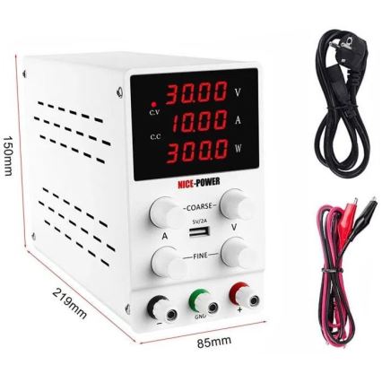 Alimentatore da laboratorio SPS3010 0-30V/0-10A