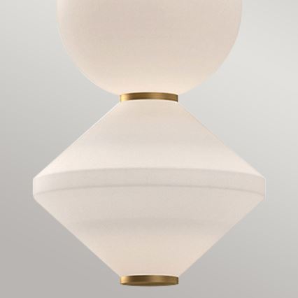 Alora Mood - Lampada a sospensione LED BIJOU con cavo, 20 W, 230 V, 3000 K, oro