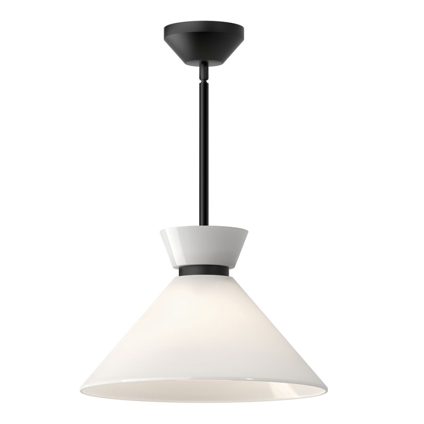 Alora Mood - Lampada a sospensione con asta HALSTON 1xE27/60W/230V nero