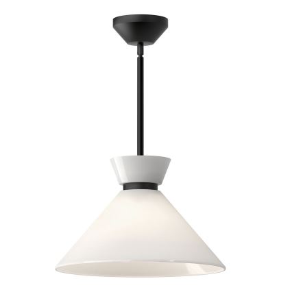 Alora Mood - Lustre sur tige HALSTON 1xE27/60W/230V noir
