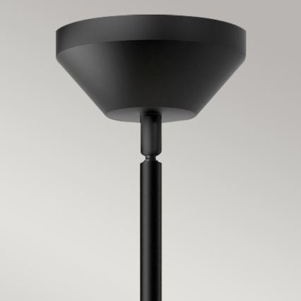 Alora Mood - Lustre sur tige HALSTON 1xE27/60W/230V noir